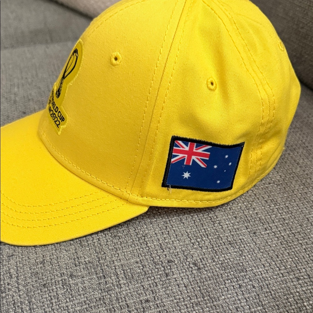 FIFA World Cup Qatar 2022 men’s Yellow Cap, Australia Flag (adjustable) - Picture 3 of 3